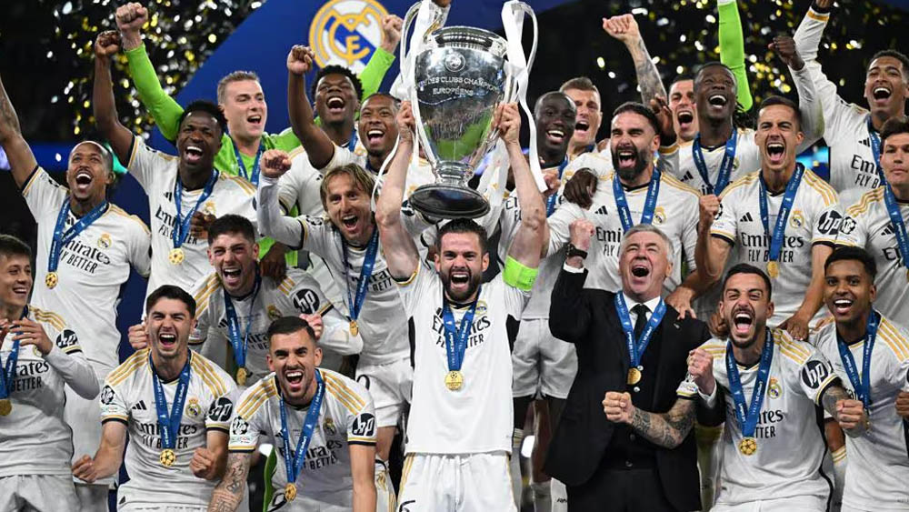 Winnaars Champions League 2023/2024: Real Madrid
